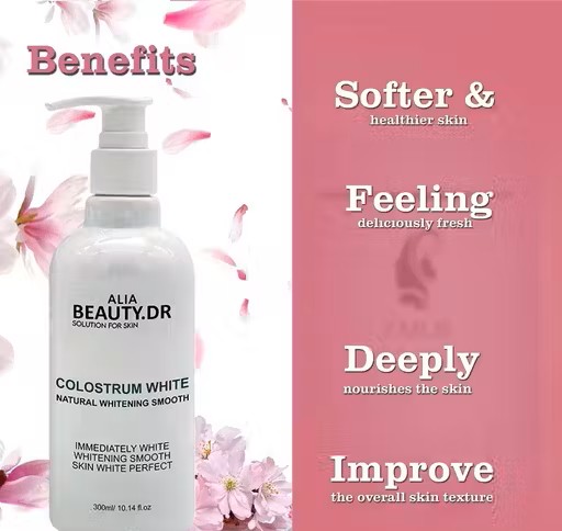 Alia KOREAN BEAUTY.DR - KOREA MILK WHITENING SHOWER GEL - 300ML Pack Of 1 - Image 2